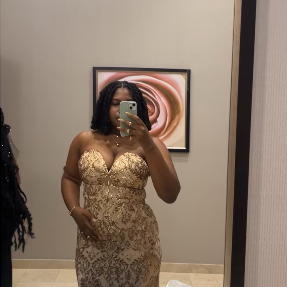 Gold Windsor Dress